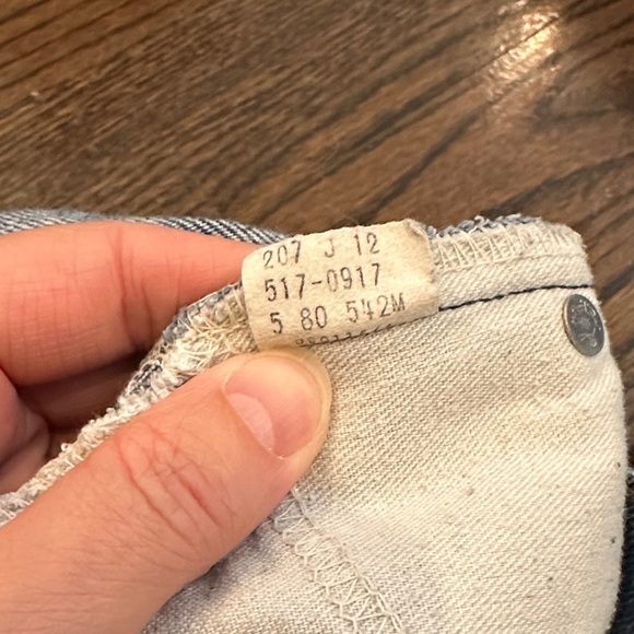 VINTAGE LEVI’S Orange Tab 1980’s Bootcut Jeans Size W31 L33 - Picture 6 of 12